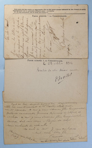Guerre 14-18 lot de 10 CP ‘Correspondance des Armées de la Republique’
