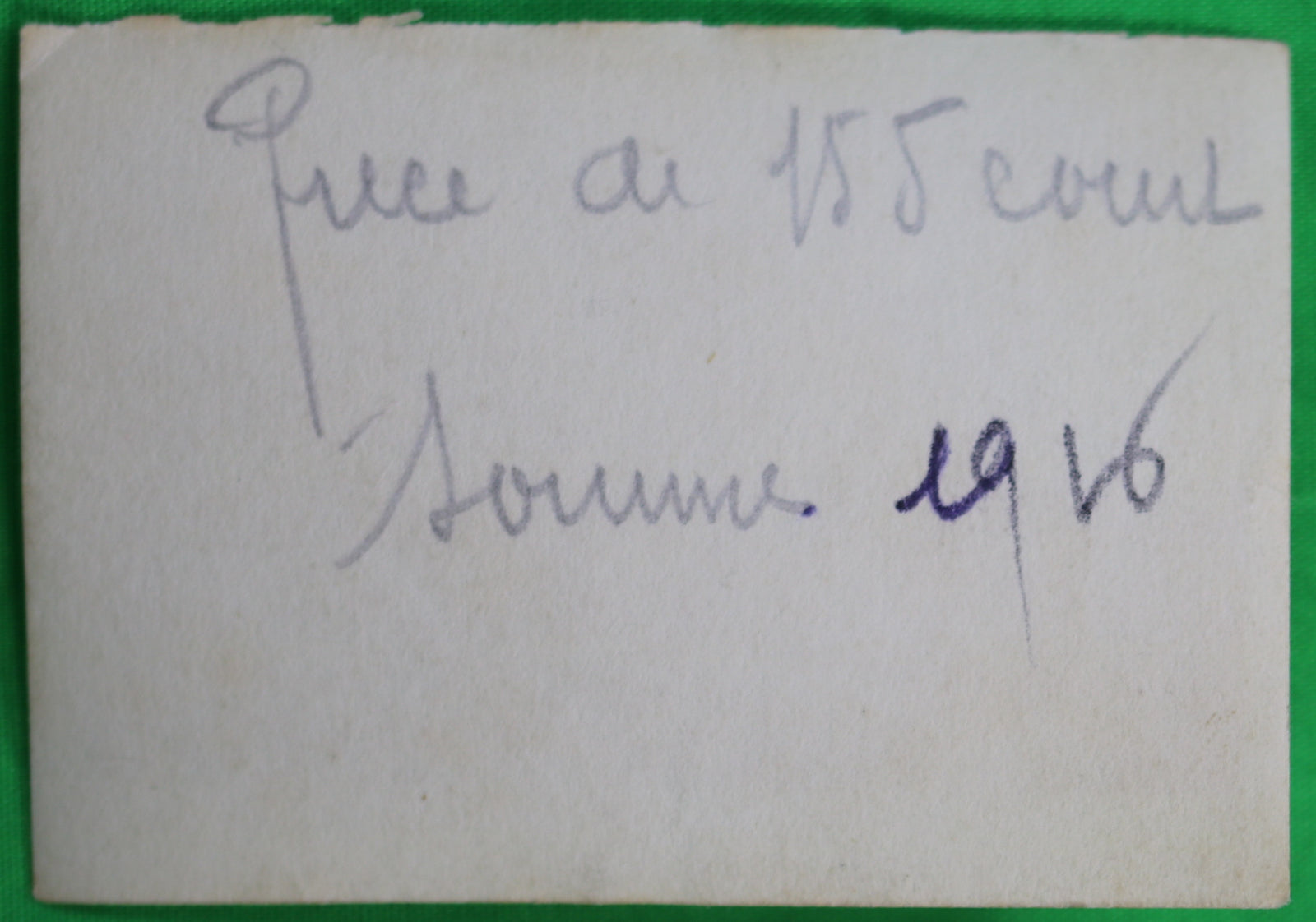 Guerre 14-18 photo 1916 Somme obusier de 155  WW1 155 howitzer at the Somme