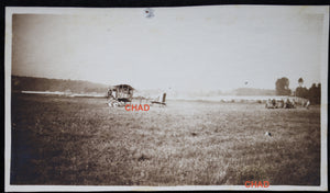 Guerre 14-18 photo 1917 biplan à l'aérodrome de Juvisy-sur-Orge