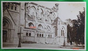 Guerre 14-18 photo 1918 ruines l’église Épernay (Marne)