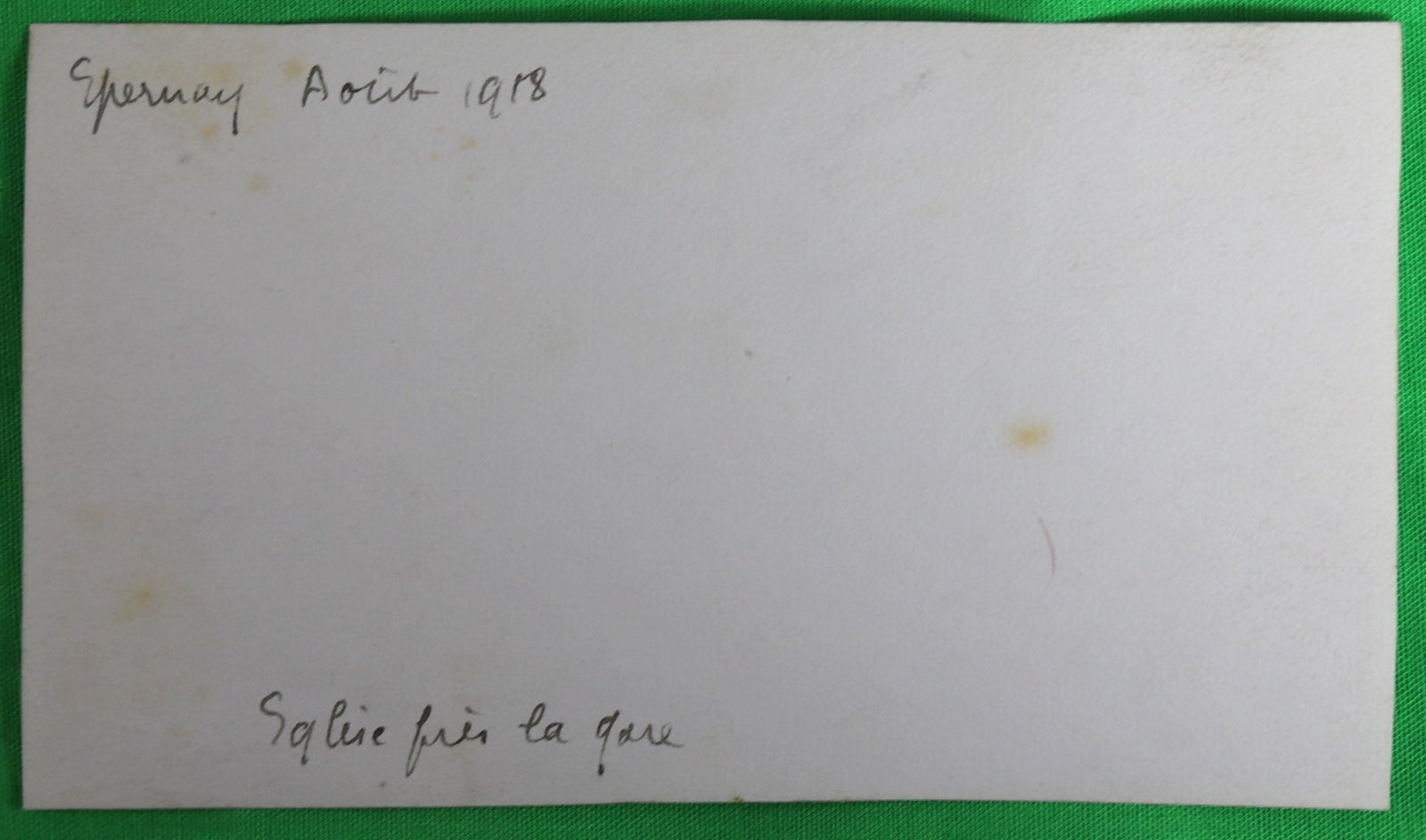 Guerre 14-18 photo 1918 ruines l’église Épernay (Marne)