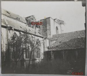Guerre 14-18 photo Verdun partie de la Cathédrale détruite