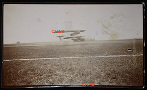 Guerre 14-18 photo décollage avion F40 de l’escadrille MF 14 - 1916
