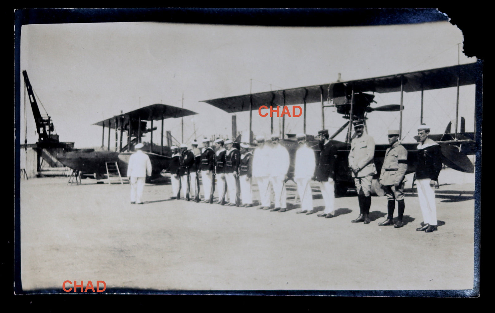 Guerre 14-18 photo hydravions biplans aéronavales français