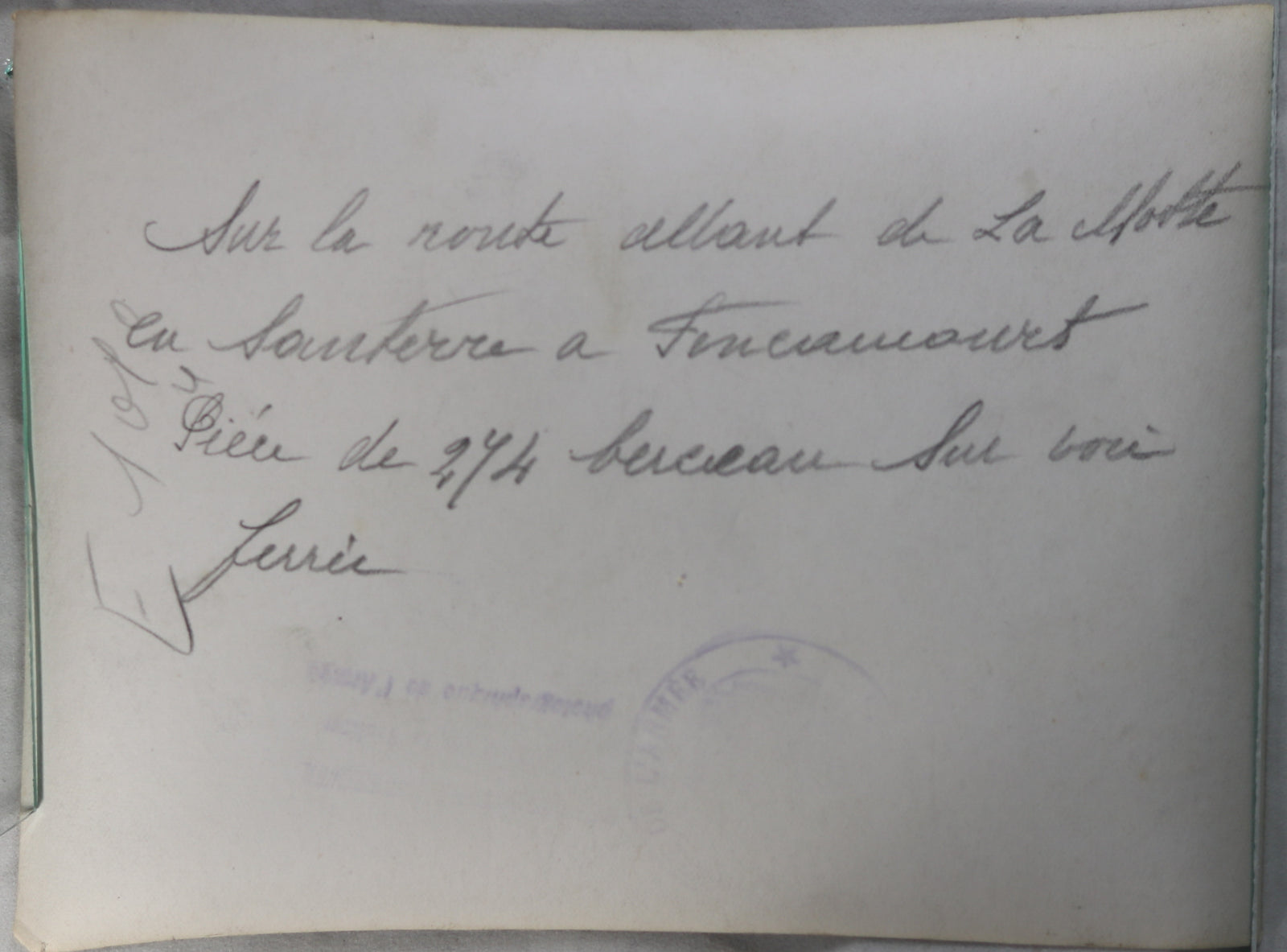 Guerre 14-18 photo poilus sur train avec ALVF 274mm (Somme)