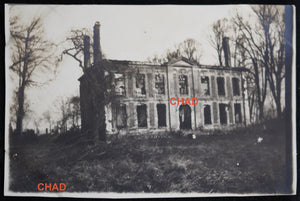 Guerre 14-18 photos ruines de Chateau et église (Somme) - 2e RAC