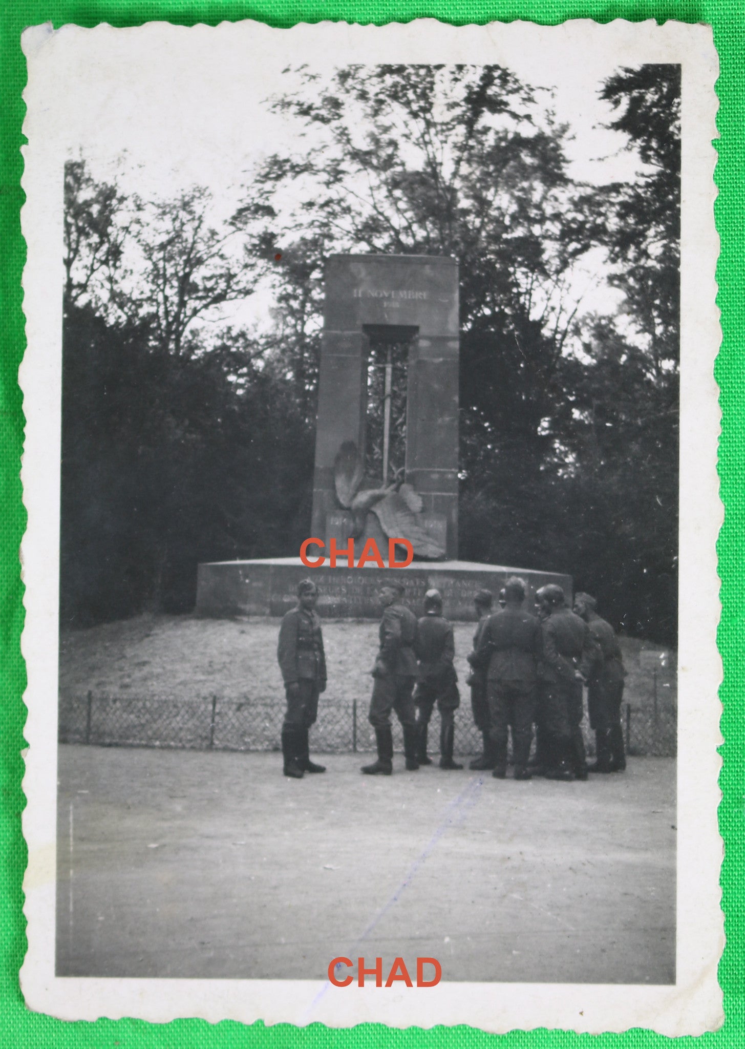 Guerre 39-45 WW2 photo soldats allemands à Compiegne #3