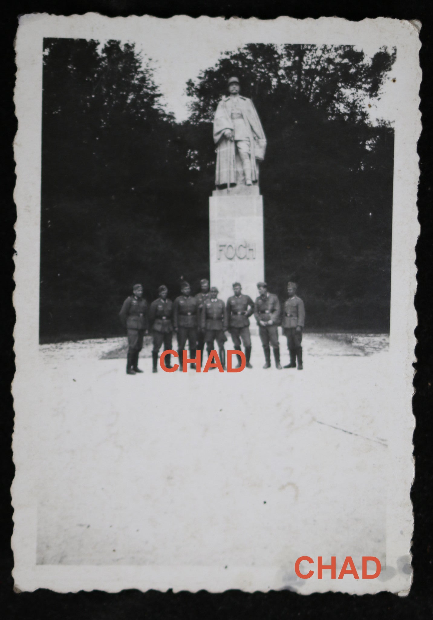 Guerre 39-45 WW2 photo soldats allemands à Compiegne #4