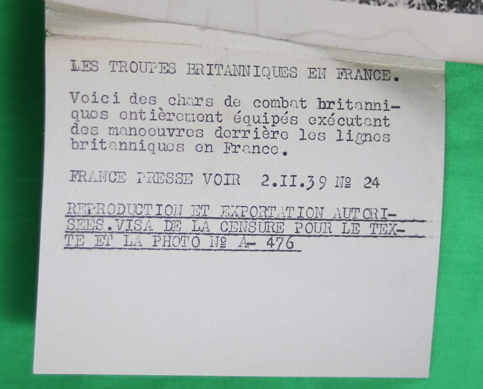 Guerre 39-45 chars britannique en France 1940, WW2 British tanks