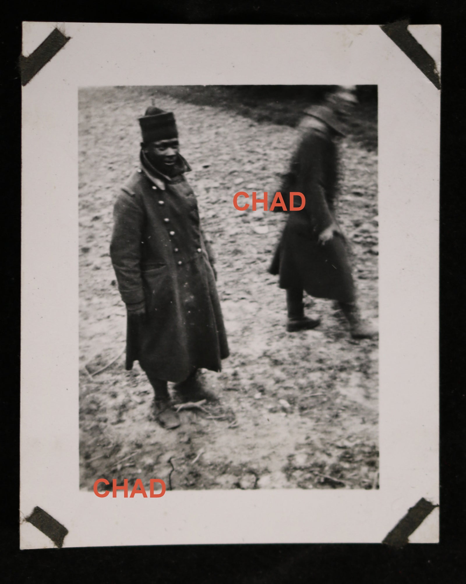 Guerre 39-45 photo PdG français coloniaux Bussy @1940