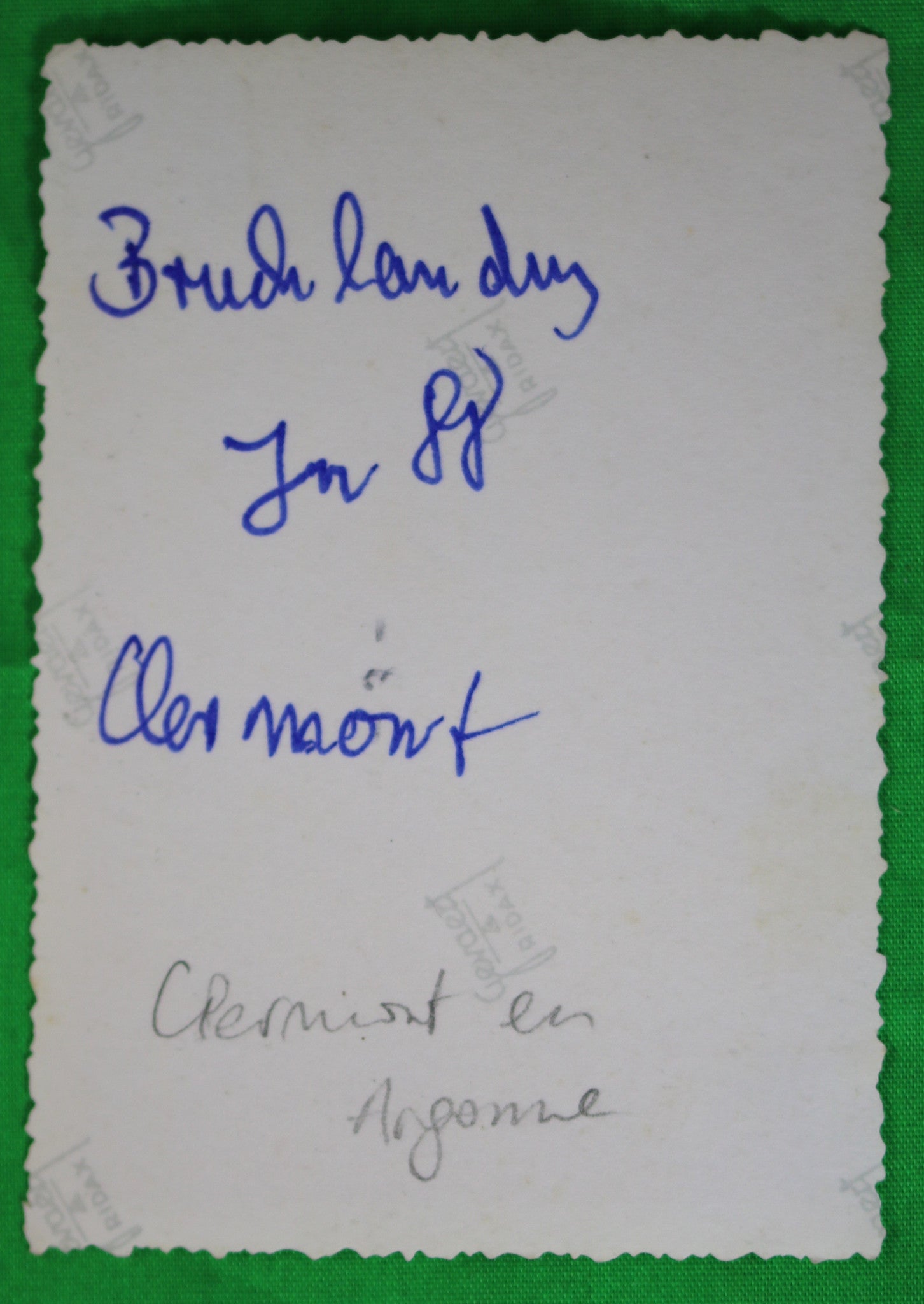 Guerre 39-45 photo épave avion allemande JU-88 proche Clermont