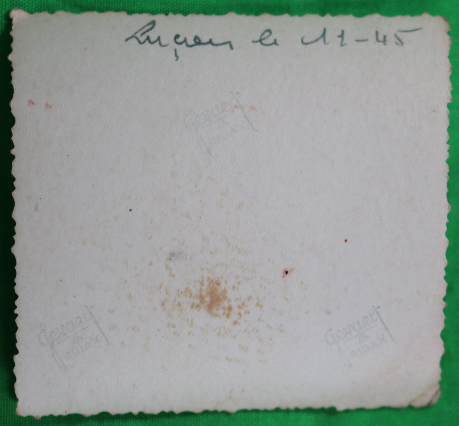 Guerre 39-45 photo parade militaire Luçon France 1945