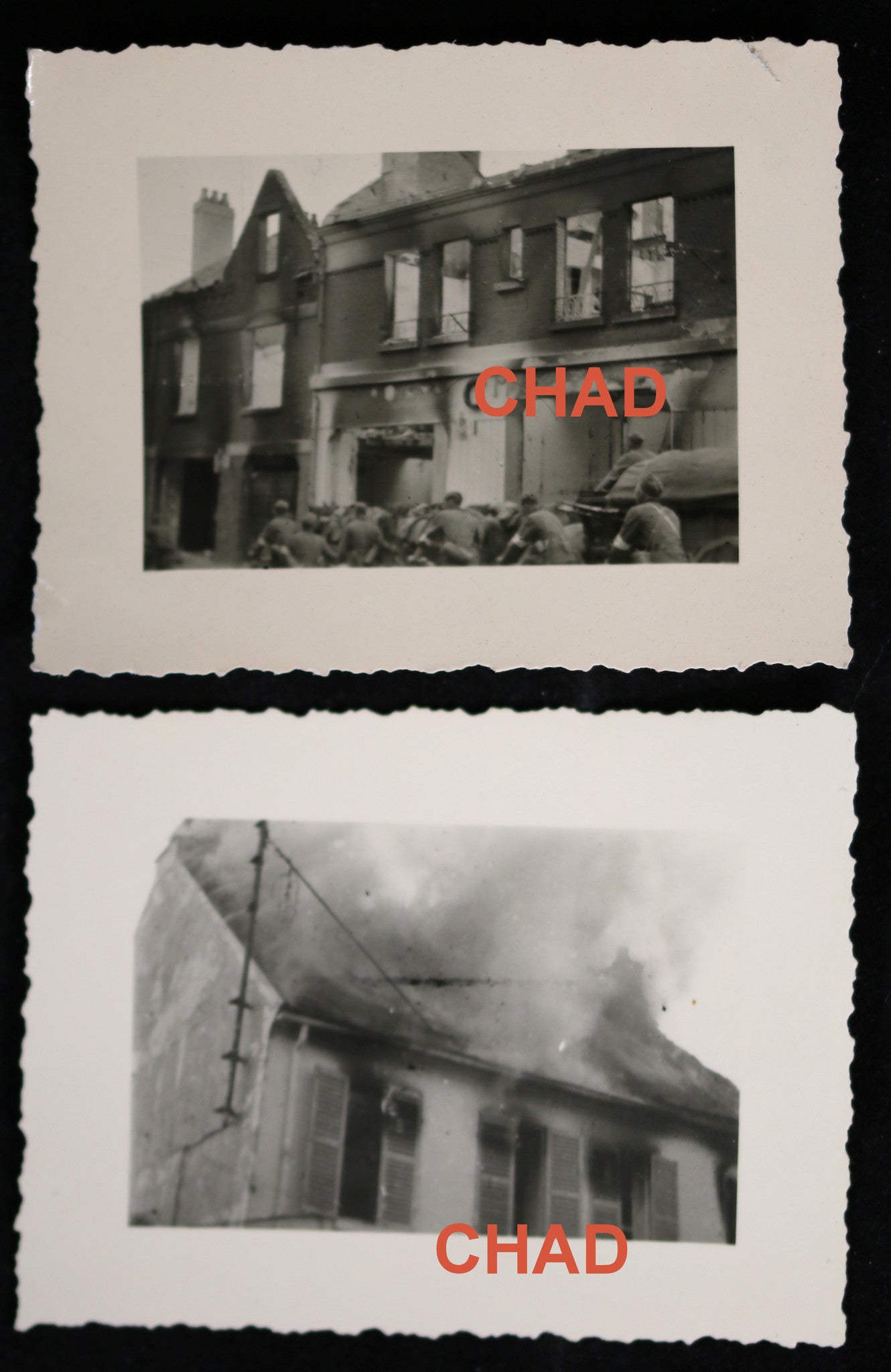 Guerre 39-45 photos ruines de Grandvilliers (Oise) Juin 1940 #4