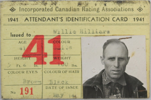 Horse racing Woodbine Park Race Course (Ontario), two items 1940s