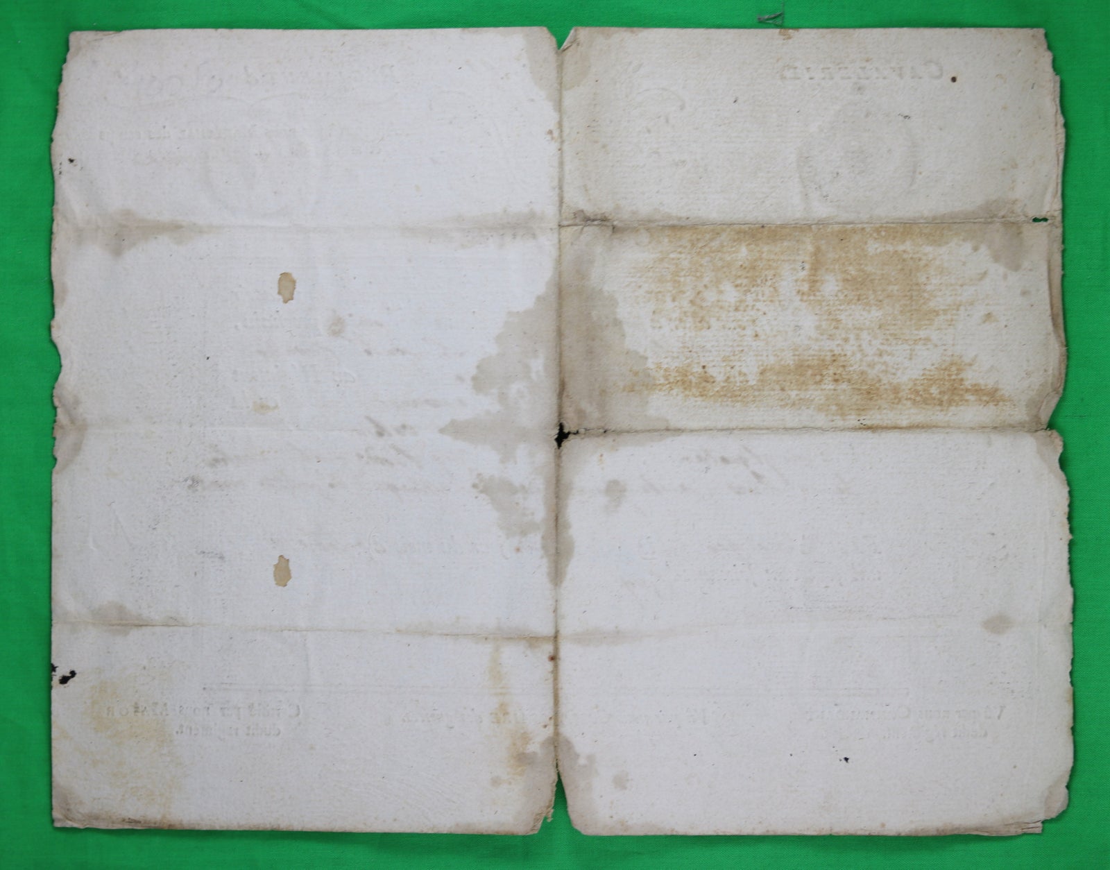 1765 Congé Limité Régiment du Roi Cavalerie