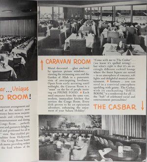 1953 Sahara Hotel Las Vegas – Souvenir Gaming Guide