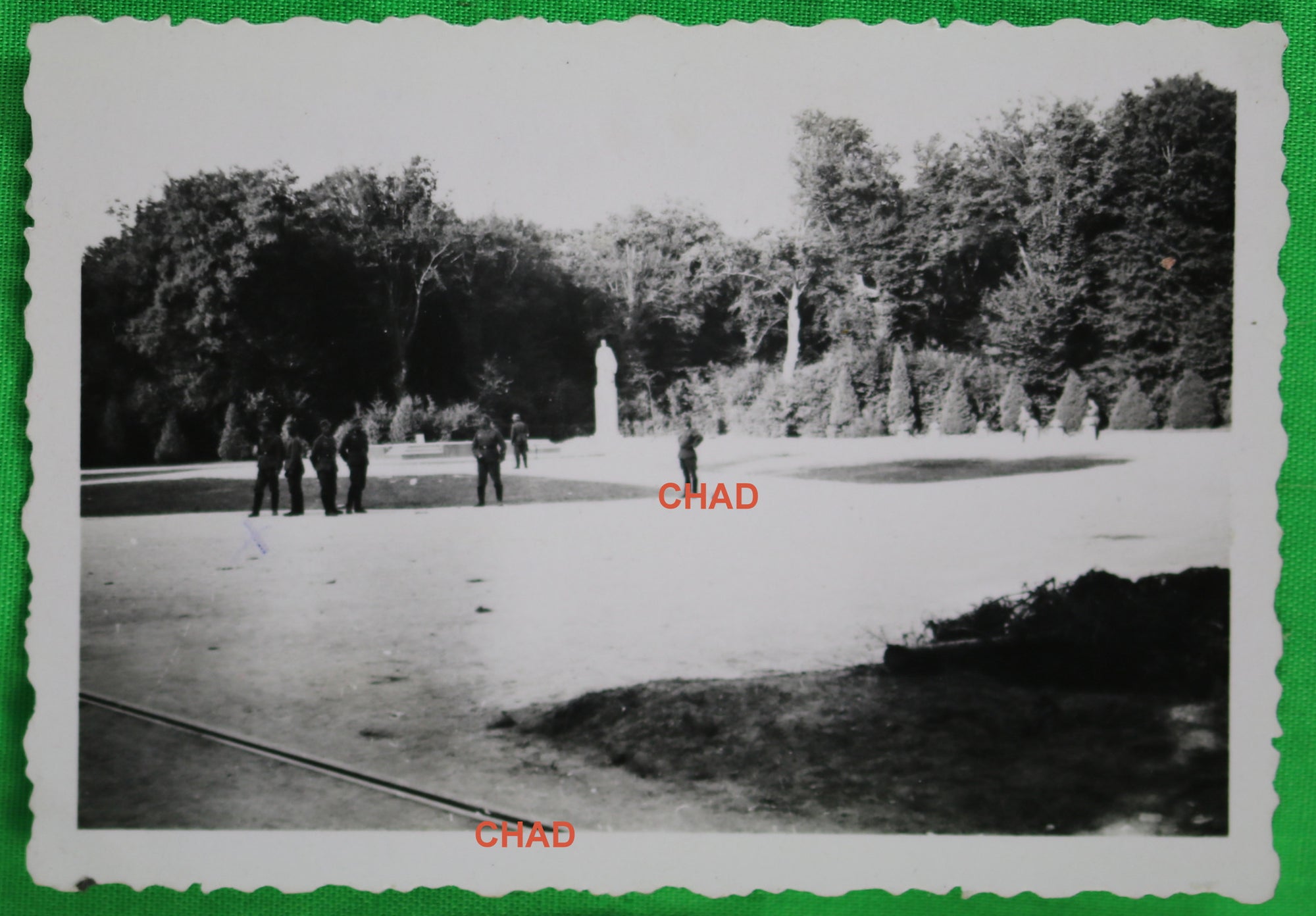 Guerre 39-45/ WW2 photo soldats allemands à Compiegne