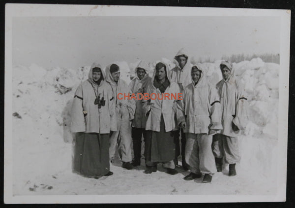 WW2 Russia photo of German soldiers in winter uniforms c. 1941