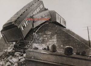 1927 photo CNR train accident Kingsey Quebec