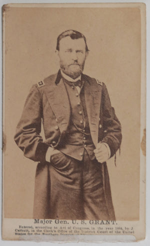 1865 USA CDV photo General Ulysses S. Grant by Carbutt