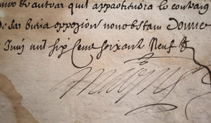 1669 Nîmes document Pierre le Blanc de la Rouvière, de Fourniguet, de Gajan