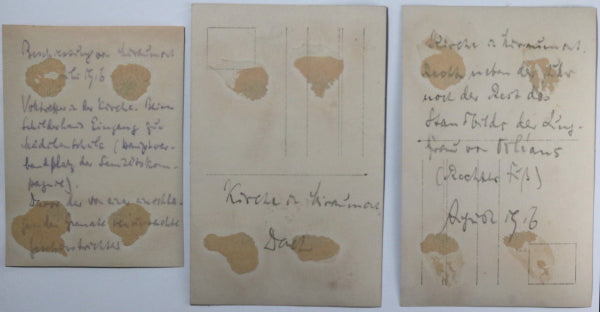 Guerre 14-18 (5) photos églises de Grandcourt et Miraumont (Somme)