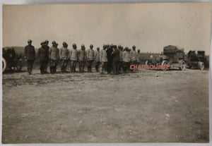 Guerre 14-18 France 1916 photos remise croix de guerre, auto canon