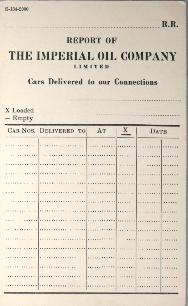 Imperial Oil Sarnia Ontario, prepaid postal card c. 1910s Imperial Oil Sarnia Ontario, prepaid postal card c. 1910s