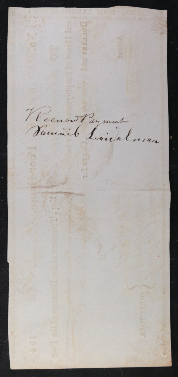 Jan. 1st 1849 Allentown PA Lehigh County Poor-House, blacksmith work