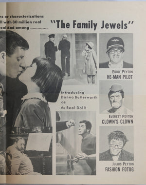 Jerry Lewis movie herald for 'The Family Jewels' (1965)