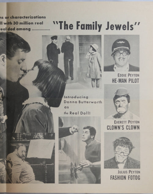 Jerry Lewis movie herald for 'The Family Jewels' (1965) Jerry Lewis movie herald for 'The Family Jewels' (1965)