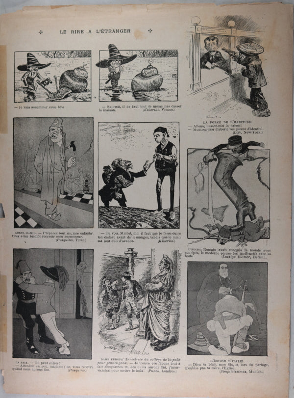 Journal humoristique ‘Le Rire’ du 4 Novembre 1911 (Paris) Journal humoristique ‘Le Rire’ du 4 Novembre 1911 (Paris)