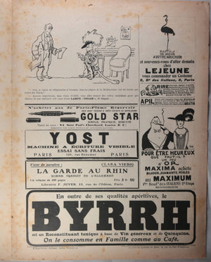 Journal humoristique ‘Le Rire’ du 4 Novembre 1911 (Paris)