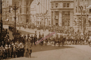June 10, 1919 Canada photo postcard mounted police in Winnipeg Riot