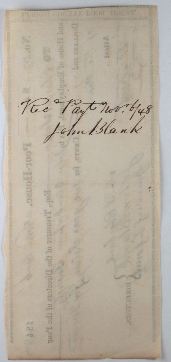 June 5 1848 Allentown PA Lehigh County Poor-House: Director salary