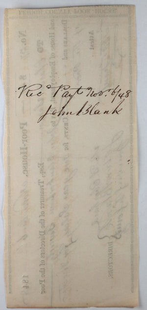 June 5 1848 Allentown PA Lehigh County Poor-House: Director salary