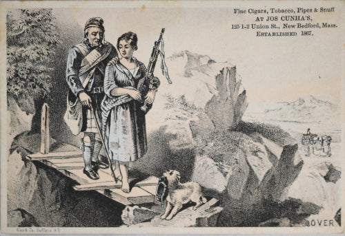 Late 1800s advertising for Jos Cunha’s Cigars New Bedford MA