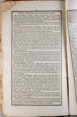 Leavitt's Old Farmer's Almanack - 1858 (USA)