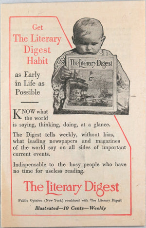 Literary Digest advertising pamphlet (1920s)