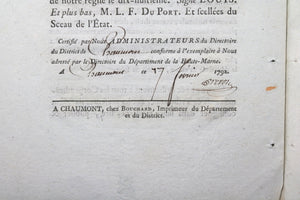 Loi relative aux moyens d'organiser Gendarmerie Nationale  #1 1792