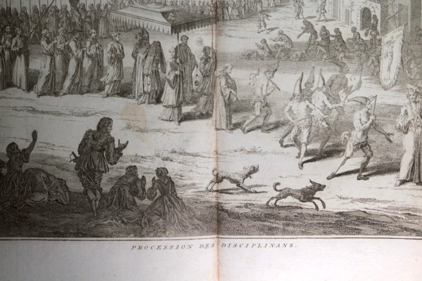 Lot 7 gravures 'Superstitions de tous les peuples du monde' c. 1789