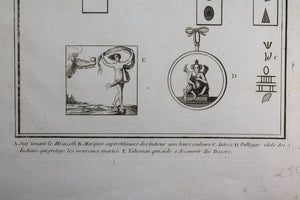 Lot 7 gravures 'Superstitions de tous les peuples du monde' c. 1789