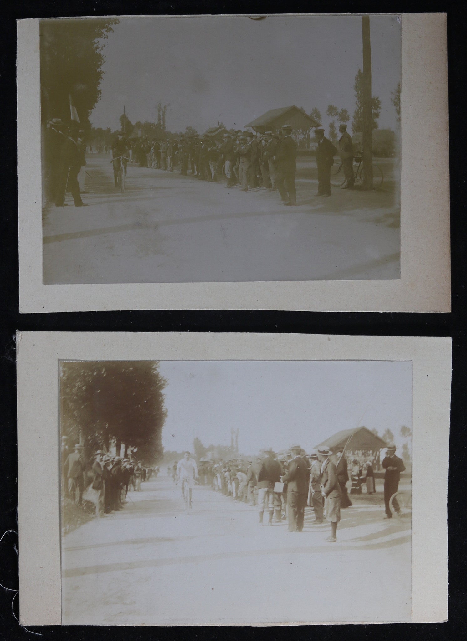 Lot de six photos course cycliste @1900 photos cycling race