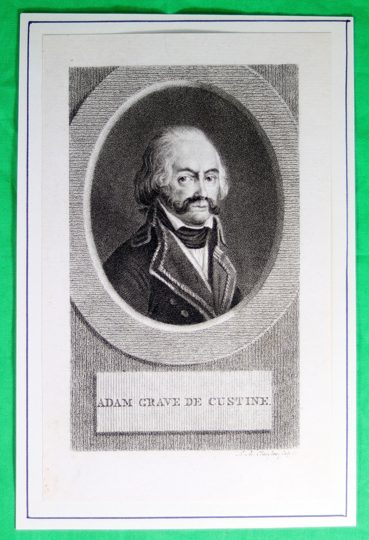 Lot de trois (3) gravures Général Custine (guillotiné Révolution)