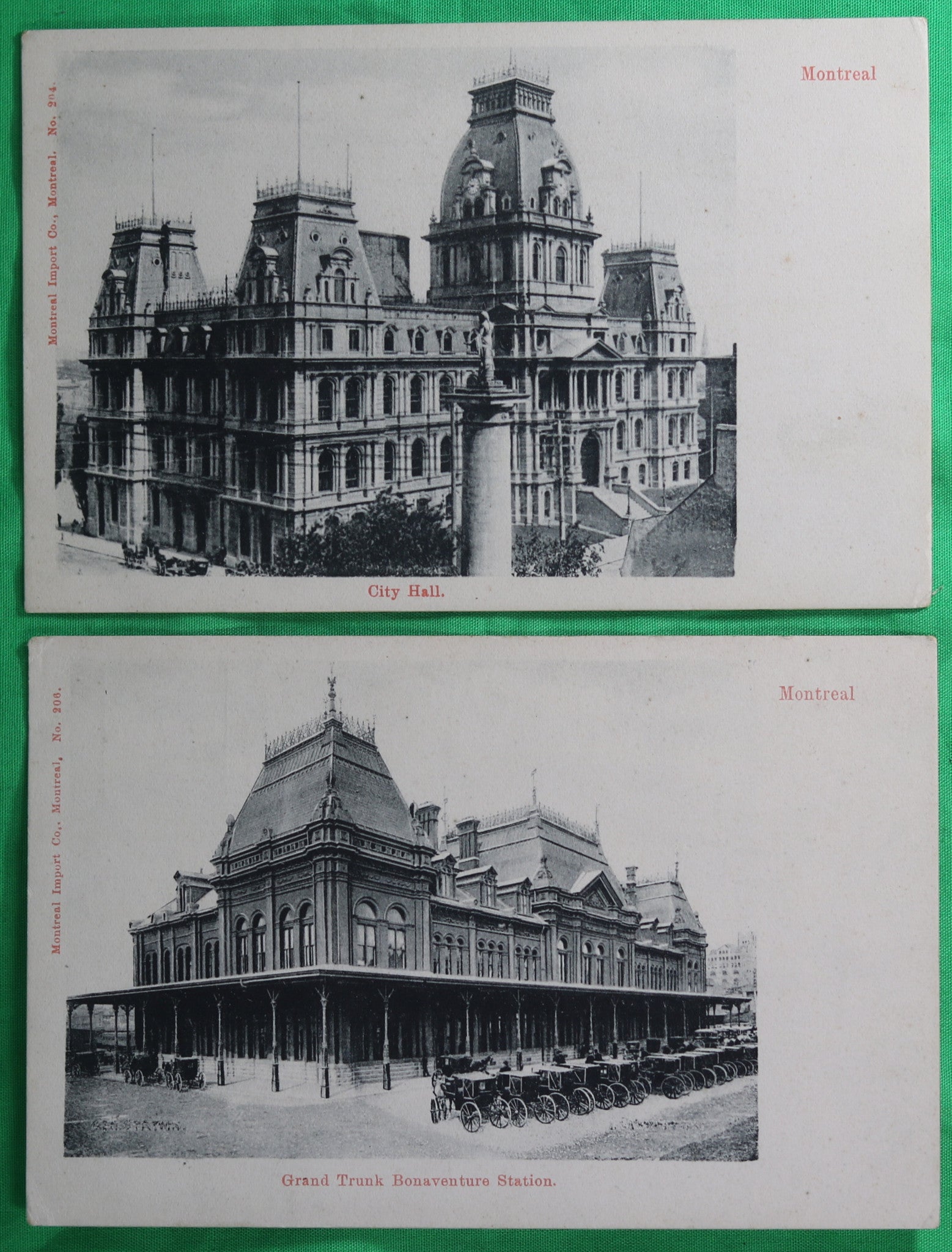 Lot of 11 vintage Montreal P.Q. postcards #3