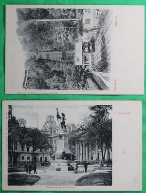 Lot of 11 vintage Montreal P.Q. postcards #3