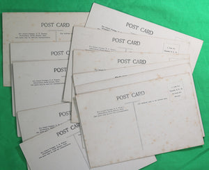 Lot of 11 vintage Montreal P.Q. postcards #3