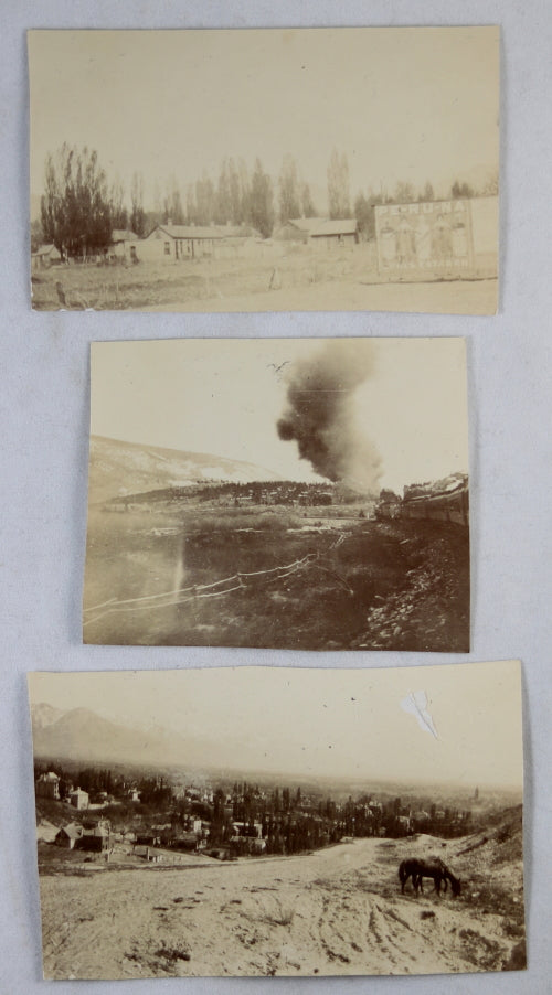 Lot 12 vintage photos CPR railway in British Columbia, early 1900s