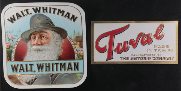 Lot of 5 vintage cigar box seal tag labels #5