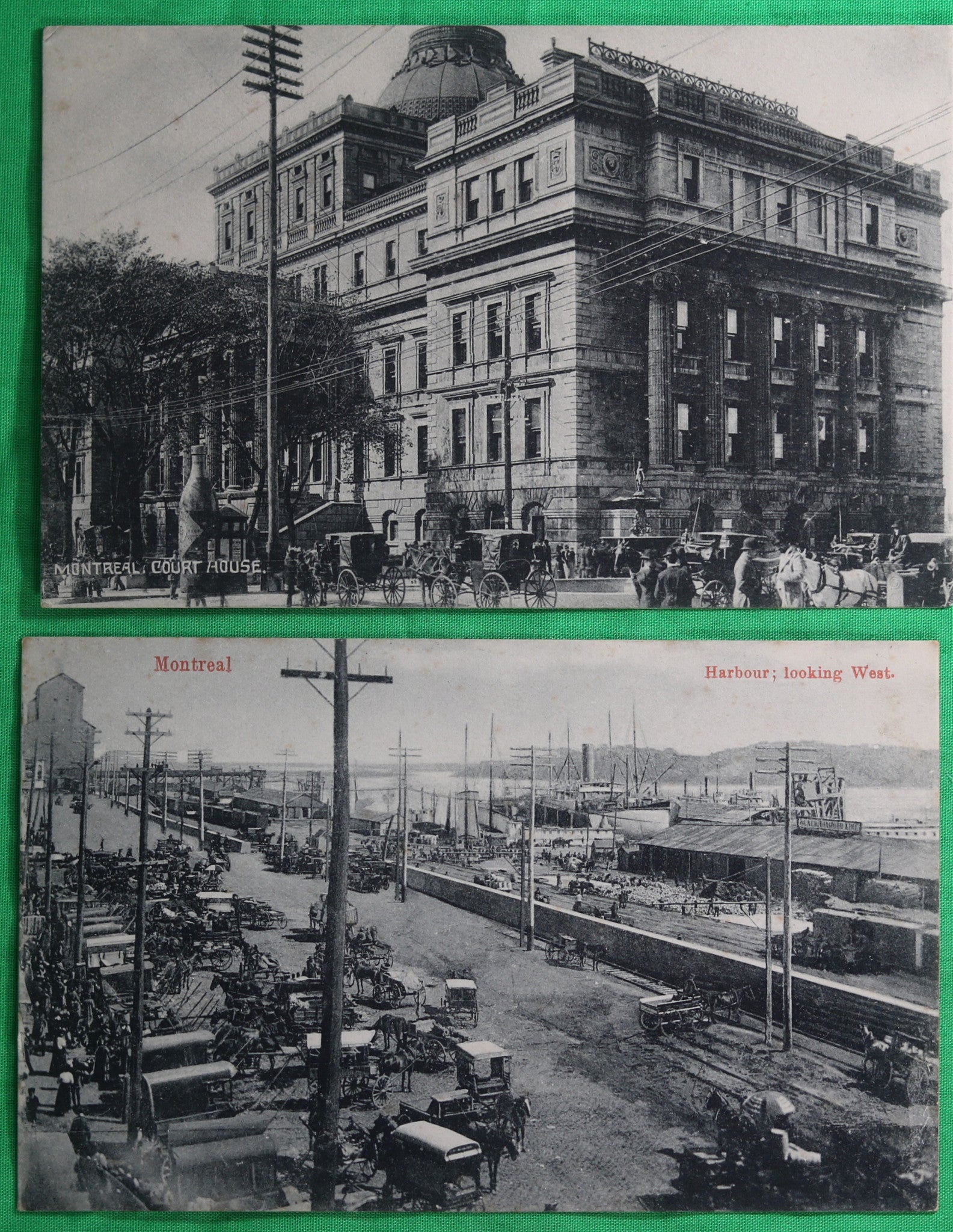 Lot of 6 vintage Montreal PQ postcards #2A